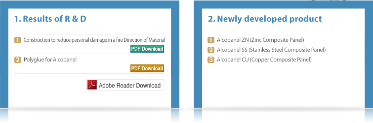 Result of R&D : Noncombustible aluminum Composite Material